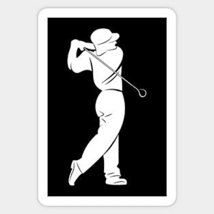 Golf Man Father Dad Sticker